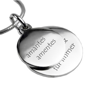 Doppel Dog Tag Anhänger mit Wunschgravur