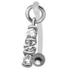 Intimpiercing (Christina) Bioflex Banane 1.6x12mm