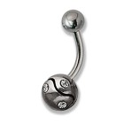 Piercing mit Swarovski Kristallen