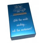 Gravurbeispiel Zigarettenetui aus Aluminium