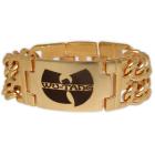 Gravurbeispiel Breites doppelreihiges Edelstahlarmband DARLING goldfarbe PVD-Beschichtung mit Verlängerung, Länge 18-19.5cm und Wunschgravur