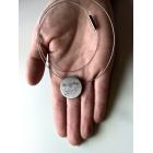 Gravurbeispiel Anhänger rund aus Edelstahl mit Wunschgravur, Durchmesser 25mm