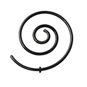 Schwarzer Chirurgenstahl Spirale 1.2mm