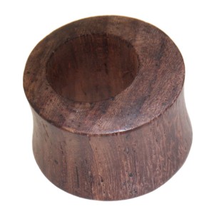 Organix-Tunnel aus Rosenholz mit Aussparung, 6mm Durchmesser