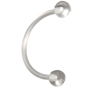 Unsichtbares Piercing PMFK Stab 26mm UV-Kugeln 6mm, purple