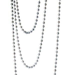 Ball necklace made of stainless steel with 2mm ball diameter and sleeve clasp