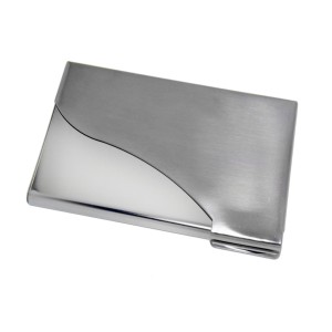 Hochwertiges Visitenkarten-Etui aus Aluminium