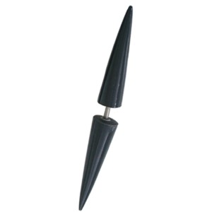 Pseudo-Piercing aus Wasserbüffelhorn, Stab