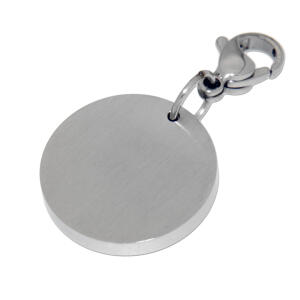 Anhänger für Bettelarmband, Anhänger rund- Gravur möglich