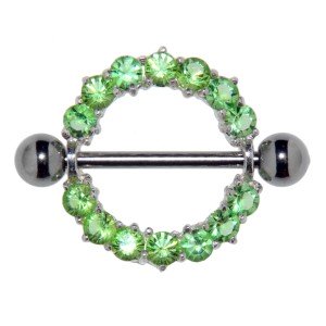 Nippel Piercing mit design, mitout Barbell