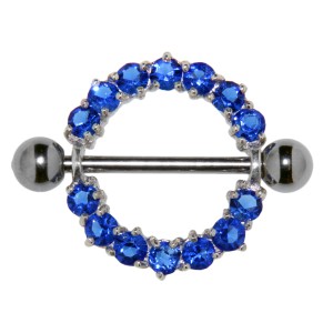 Nippel Piercing mit design, mitout Barbell