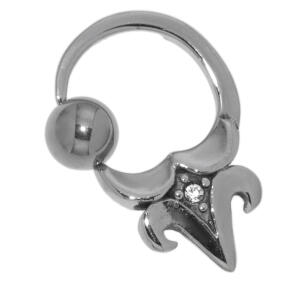 BCR mit Design aus Chirurgenstahl 1.6x10mm PFBC16