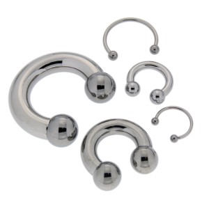 Augenbrauen Piercing, Piercing, Augenbraue - Hufeisen Piercing 1.0 und 1.2mm