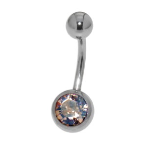 Bauchnabel Piercing  1,6 x 8mm, golden shadow