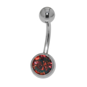 Bauchnabel Piercing  1,6 x 12mm, padparadscha
