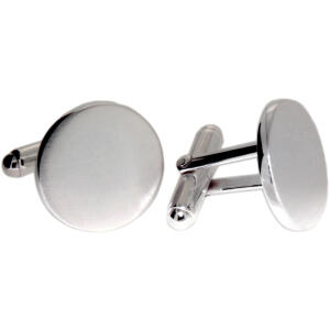 Manschettenknöpfe Handgefertigt  925 Sterling Silber, runde Form