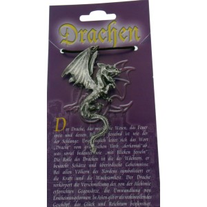 Anhänger mit Drachen Design - springender Drache