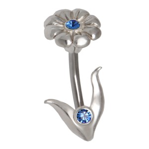 Bauchnabel Piercing Stecker mit 925