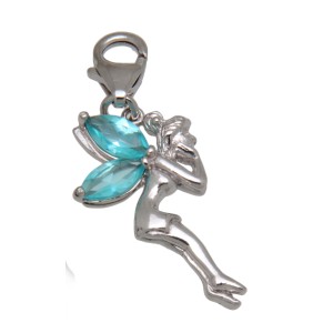 Anhänger Geflügelte Elfe aus 925 Sterling Silber