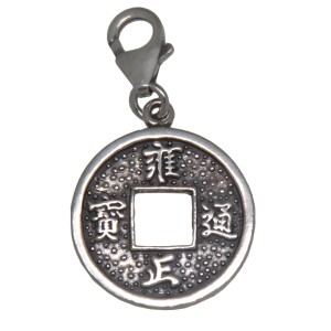 Anhänger Chinesische Münze aus 925 Sterling