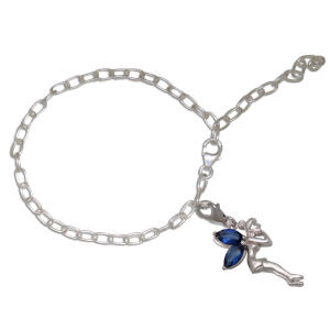 Silber Bettelarmband mit geflügelter Elfe