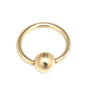 14 Karat Gold BCR 1.0mm Stärke