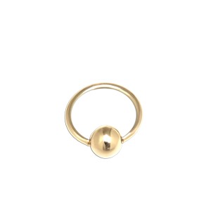 16 Karat Gold BCR 0,6 x 6 mm Dicke
