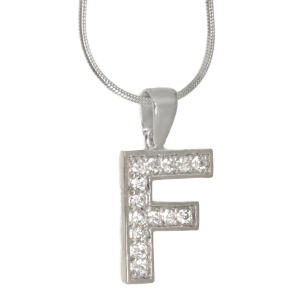 Anhänger Sterling Silber  Buchstabe F