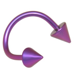 TW-T, Titan Twister Körperschmuck 1.6x10mm, pink