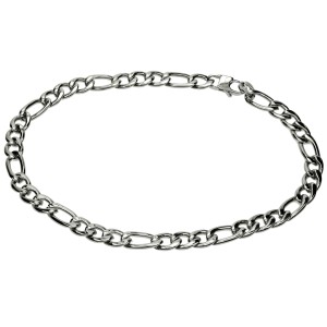 Schwere FIGARO Halskette aus Edelstahl in 3 verschiedenen Längen