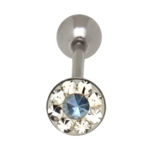 316L Chirurgenstahl Zungenpiercing 1.6x16mm Stablänge