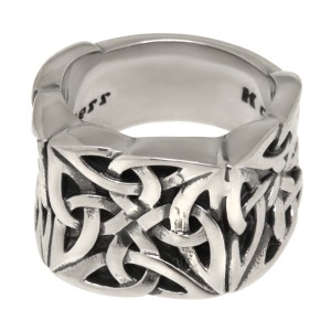 KoolKatana Ring aus Edelstahl mit keltischem Knoten Design