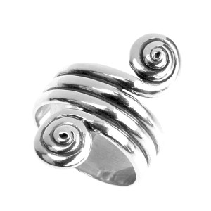 925 Sterling Silber Ring  Gothic   Gr. 58