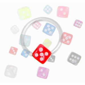 UV-Klemmwürfel in 4mm und 6mm in vielen Neon Farben