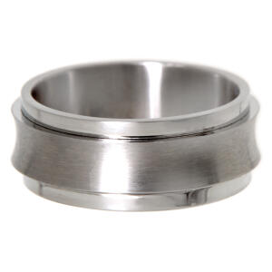 Edelstahlring Anti Stress mit Drehfunktion | Unisex Statement Ring