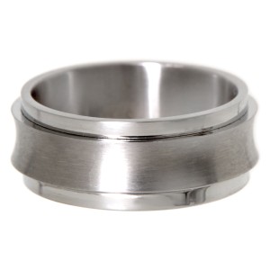 Ring aus Chirurgenstahl  Anti-Stress  Ringgröße 57