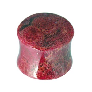 ORGANIX Plug aus Koralle 6mm