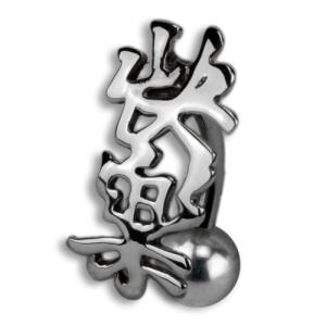 Titanium, Bananabell chinesischem Design, Happiness 1,6x10mm