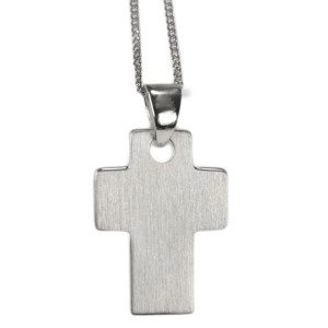 925 Silber Kreuz Anhänger groß