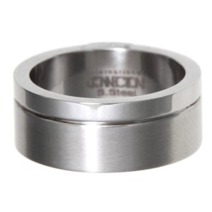 Stahl Ring, simply elegant, size ca. 18.4mm