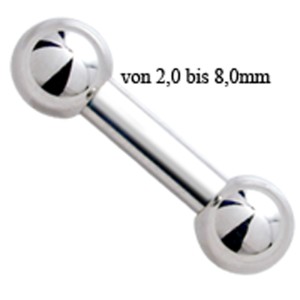 Große Standard Barbell Hantel 4.0mm Stärke