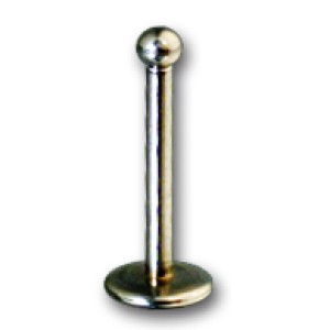 Labret-Innengewinde-Befestigungskugel aus 316L Chirurgenstahl 1.2x10mm rainbow