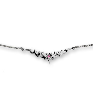 Bauchkette Back Belly Chain aus 925 Sterling Silber, keltisches Motiv