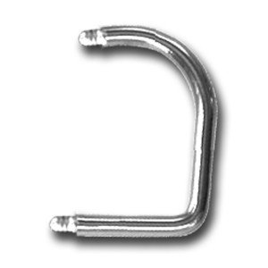 316L Lip Hoop Pin 1.2x10mm