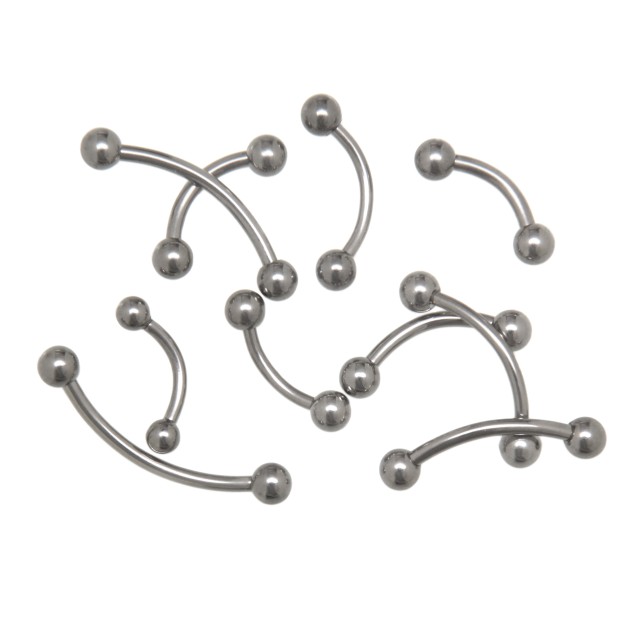 Titan Septum Lippen Tragus Piercing Schmuck Smooth Segment Ring In 1,2mm Stärke - Foto 10