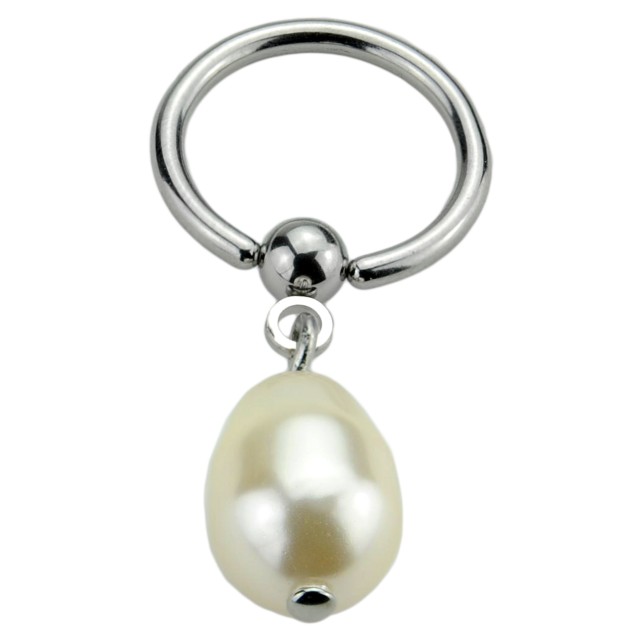 Brustwarzenpiercing BCR 1.6x12mm aus 316L Chirurgenstahl