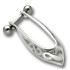 316L Helix Ohrpiercing 1.2x6mm Infinity mit 925 Sterling Silberdesign