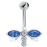 Bauchnabel Piercing mit 925  Silber Libellen Motiv 474