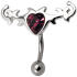 Bauchnabel Piercing mit Celtic Tattoo Design