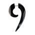 Pseudo-Piercing-Spirale aus Wasserbüffelhorn, mit Motiven